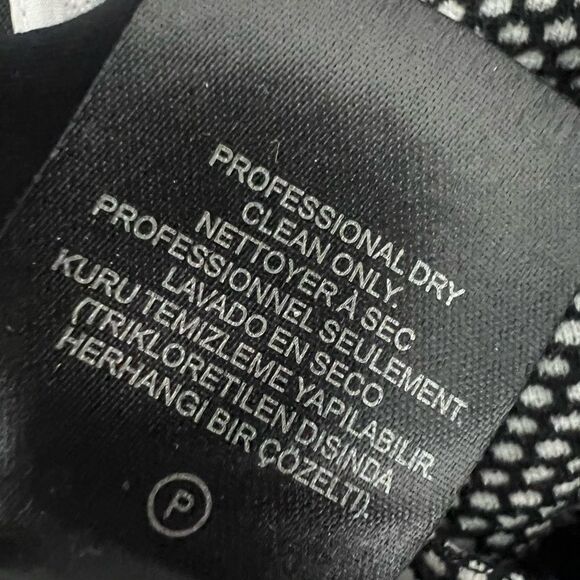 tibi‎ dress size 10 black sleeveless fit & flare mini stretch casual office - Picture 6 of 6